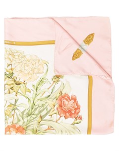 Шелковый платок Regina pre owned с цветочным принтом Hermès