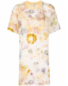 Платье футболка с цветочным принтом Mcq