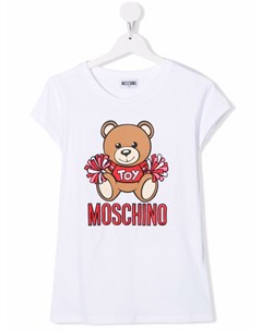 Футболка Teddy Bear с логотипом Moschino kids