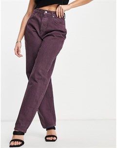 Фиолетовые премиум джинсы очень свободного кроя в винтажном стиле из смесового органического хлопка Asos design