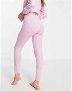 Розовые пижамные леггинсы из органического хлопка Выбирай и комбинируй Asos design