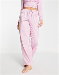 Розовые пижамные брюки из органического хлопка Выбирай и Комбинируй Asos design