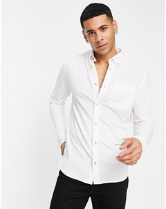 Белая рубашка на пуговицах Essentials Jack & jones