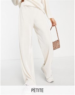 Кремовые плиссированные брюки с широкими штанинами от комплекта Miss selfridge petite