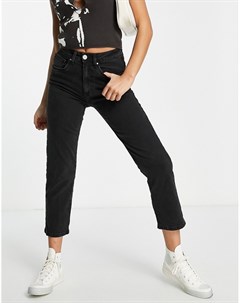 Черные прямые эластичные джинсы Cotton:on