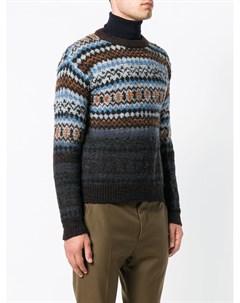 Marni свитер с высокой горловиной и орнаментом Marni