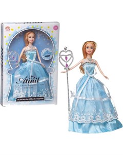 Кукла Atinil Очаровательная принцесса В длинном голубом платье 28 см WJ 21501 голубое Junfa