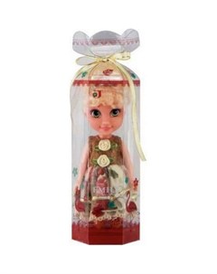 Кукла Emily Мини Блондинка двухцветное платье 16 5 см QJ086D Abtoys