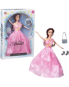 Кукла Atinil Мой первый бал В длинном розовом платье 28 см WJ 21502 розовое Junfa