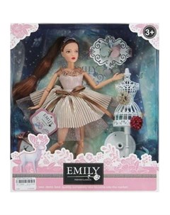 Кукла Emily Розовая серия С манекеном и аксессуарами 30 см WJ 12656 Abtoys
