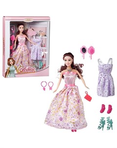 Кукла Atinil Весеннее настроение В розовом длинном платье 28 см WJ 22267 розовое Junfa