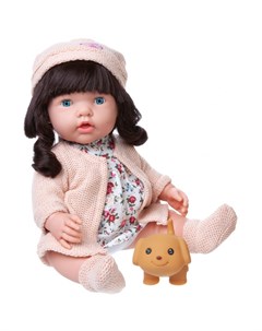 Пупс кукла Baby Ardana В платье и вязаном пальто с аксессуарами 40 см WJ C0015 Abtoys