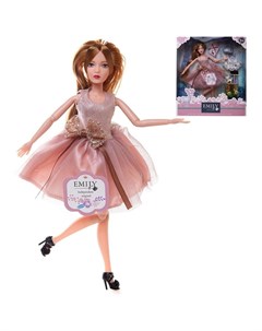 Кукла Emily Розовая серия С собачкой и аксессуарами 30 см QJ087C Abtoys