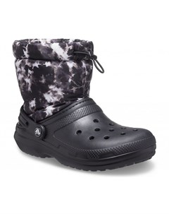 Сапоги Classic Lined Neo Puff Tie Dye Boot Black Crocs