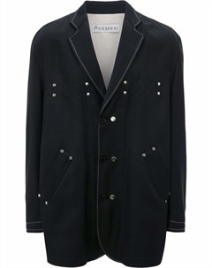 Однобортный пиджак с контрастной строчкой Jw anderson