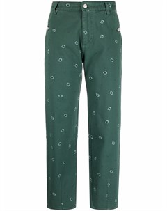 Укороченные брюки с принтом пейсли Kenzo