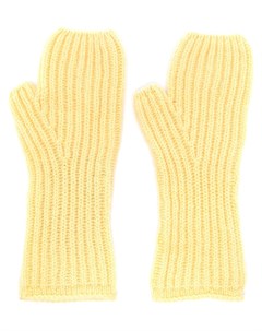 Кашемировые перчатки в рубчик Pringle of scotland
