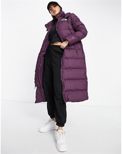 Фиолетовая длинная парка Triple C The north face