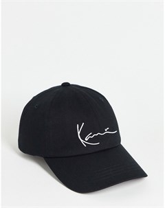Черная кепка с логотипом Karl kani