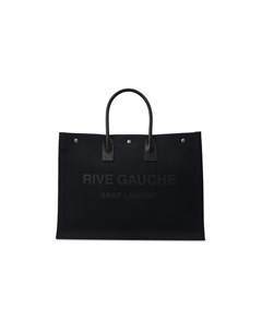 Текстильная сумка шопер Rive Gauche large Saint laurent
