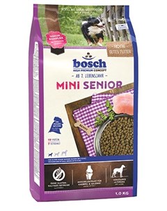 Сухой корм для собак Mini Senior 1 кг Bosch