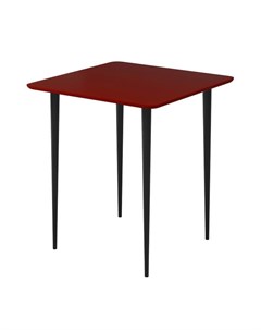 Стол спутник квадро красный 70x74x70 см Woodi