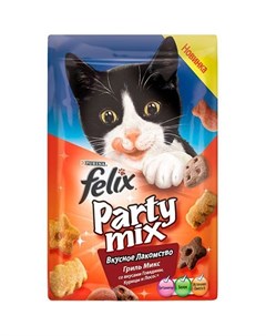 Лакомство для кошек Party mix Гриль Микс 20г Felix