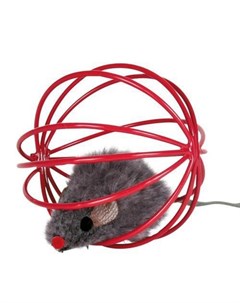 Игрушка для кошек Мышка в проволочн шарах 5см 1шт 24 Trixie