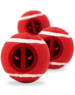 Игрушка Дэдпул красный теннисные мячики для собак Красный Buckle-down