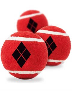Игрушка Харли Квинн красный теннисные мячики для собак Красный Buckle-down