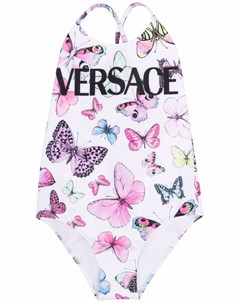 Купальник с логотипом Versace kids