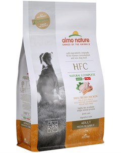 Сухой корм HFC со свежей курицей для взрослых собак средних и крупных пород 1 2 кг Курица Almo nature