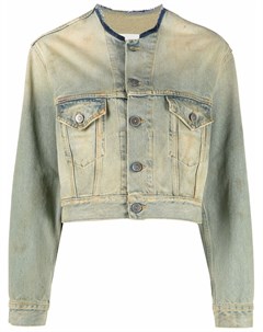 Укороченная джинсовая куртка Maison margiela