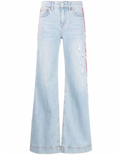 Расклешенные джинсы Rey с лампасами Alice+olivia