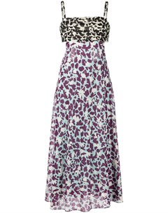Платье без рукавов с леопардовым принтом Tanya taylor