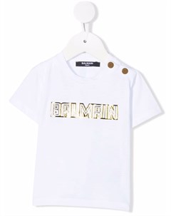 Футболка с логотипом Balmain kids