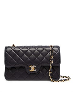 Маленькая сумка на плечо Paris Double Flap 1995 го года Chanel pre-owned