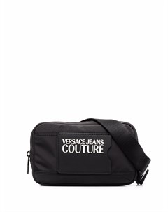 Поясная сумка с нашивкой логотипом Versace jeans couture