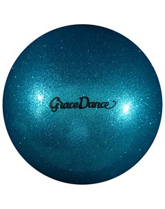 Мяч для художественной гимнастики блеск 16 5 см 280 г цвет голубой Grace dance