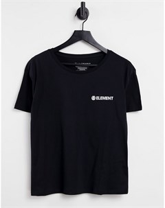 Черная футболка с логотипом Element