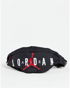Черная сумка кошелек на пояс Nike Air Jordan