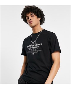 Черная футболка Front Peak эксклюзивно для ASOS The north face