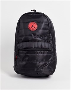 Черный стеганый рюкзак Nike Jordan