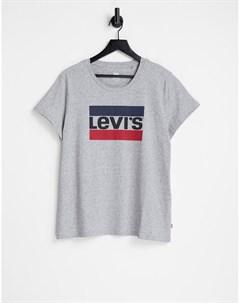 Серая футболка с квадратным логотипом Perfect Levi's®