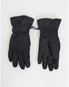 Черные лыжные перчатки Fingest Protest
