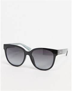 Черные большие солнцезащитные очки Polariod Polaroid