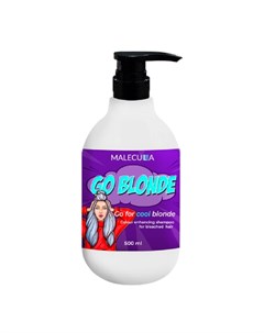 Оттеночный шампунь для волос GO Blonde 500 мл Malecula