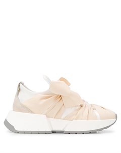 Кроссовки на платформе с бантом Mm6 maison margiela