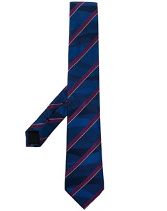 Шелковый галстук в полоску Giorgio armani