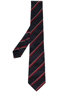 Шелковый галстук в полоску Giorgio armani